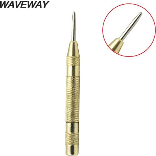 5 Inch Automatic Center Pin Punch Spring Loaded Marking Starting Holes Tool High Speed Steel Automatic Centre Punch Dot Punch