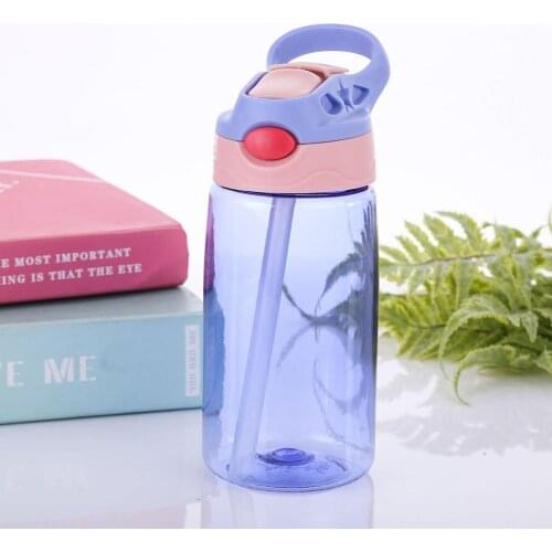 500ml Plastic Portable Outdoor Travel Sport Straw Drinking Water Bottle Kettle Drinkware Water Bottles