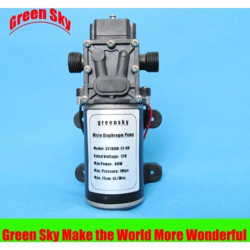 6L/Min 12V DC 80W return valve type micro diaphragm pump