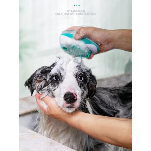 Puppy Dog Bathing Artifact Pet Brush Scrubbing Apparatus Dog Glove Sprinkler Golden Retriever Teddy Supplies
