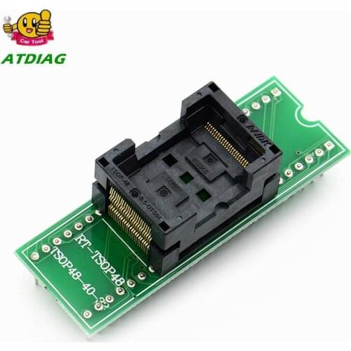Free shipping Top Quality TSOP48 to DIP48 adapter,TSOP48 test socket 0.5mm Pitch for RT809F RT809H & for XELTEK USB Programmer