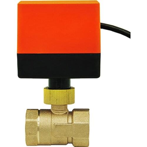 BSP - 2 way motorized ball valve 1/2 3/4 1 1-1/4 inch electric ball valve 3 wire