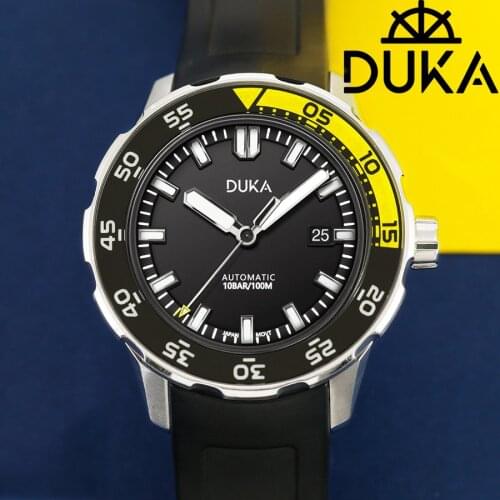 DUKA Watch men 2021 New Sapphire mirror Luxury Automatic watch for men Mechanical wristwatch Japan NH35 Clock man Reloj Hombre