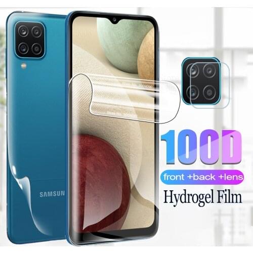 Front back hydrogel film for samsung a12 screen protector for samsung galaxy a 12 12a samsunga12 protective film galxi a12 glass