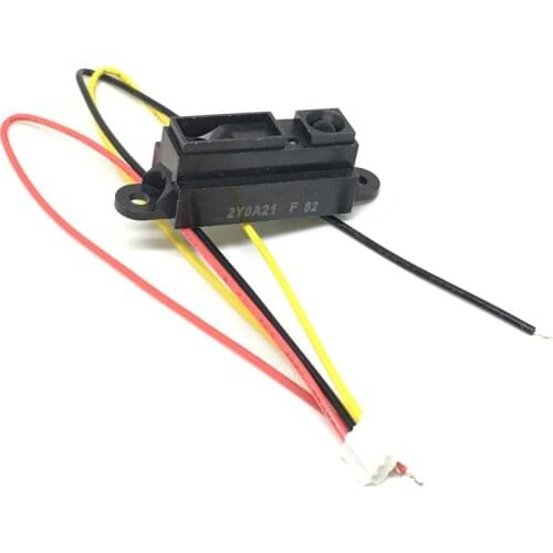 GP2Y0A21YK0F 100% NEW 2Y0A21 10-80cm Infrared distance sensor INCLUDING WIRE