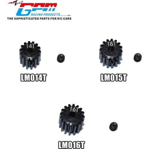 Losi 1/18 Mini-T 2.0 2WD Stadium Truck45# Steel Motor Pinion Gear 14/15/16 Teeth