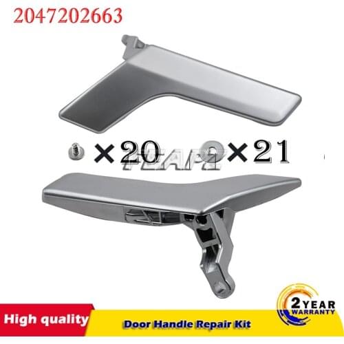 Matte Car Right Inner Interior Door Handle Repair Kit Fit For Mercedes-Benz W204 S204 2047201763