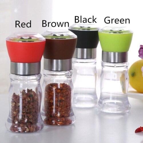 Portable Manual Hand Twist Pepper Mill Spice Salt Grinder Kitchen Grinding Tool Multi-purpose Cruet Kitchen Tools