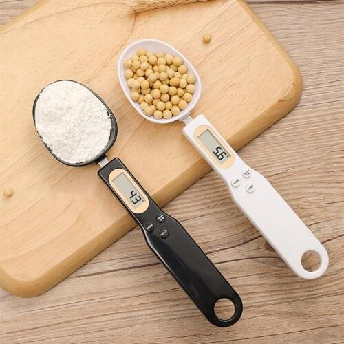 Mini Electronic Scale 500g 0.1g LCD Display Digital Weight Measuring Spoon Digital Spoon Scale Kitchen Food Liquid Weighing Tool