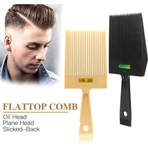 Men Flat Top Guide Comb Haircut Clipper Comb Barber Shop Hairstyle Tool Hair Cutting Tool Salon Hairdresser Supplies Accessory