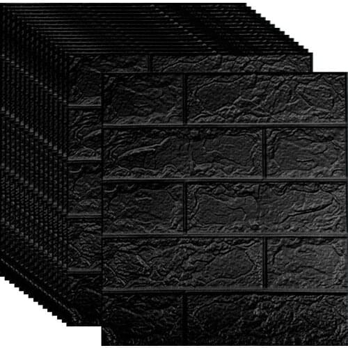 Panels Stickers Safty Hot Kids Home Pe 3d Decoration Foam Decal Stone Diy Bedroom Room Living Brick Decor Room Sale Wall