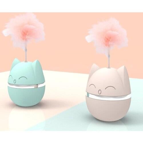 New Tumbler Cat Toy Feather Interactive Relief Pet Toys Pet Supplies