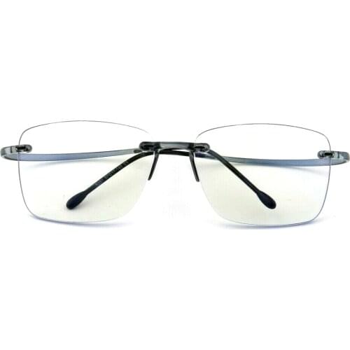Women Rimless eyeglass frame men anti blue light glasses frame Square Eyeglasses Reading Computer Lightweight Anti Glare