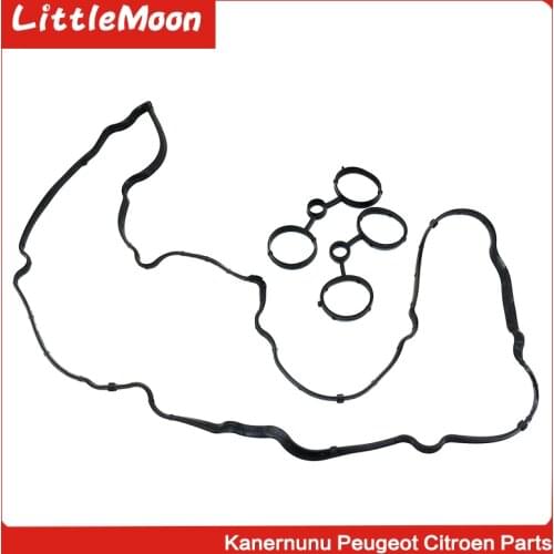 Original new valve compartment cover gasket 0249E6 0249E7 for Peugeot 207 308 408 3008 508 Citroen C3 C4 C5 DS3 DS4 DS5 1.6T