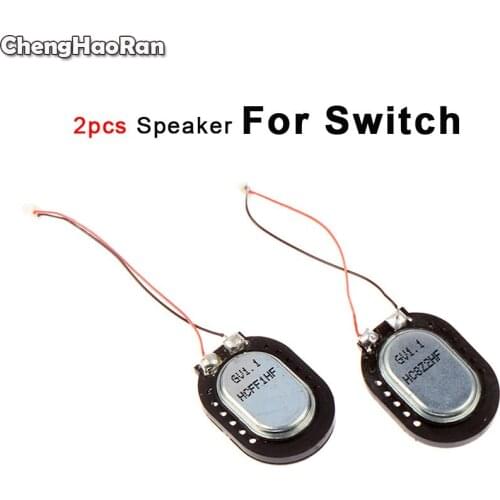 ChengHaoRan 2pcs Original Built-in Speaker For Nintend Switch NS Joy-Con Console Speaker Audio Volume Button Replacement Parts