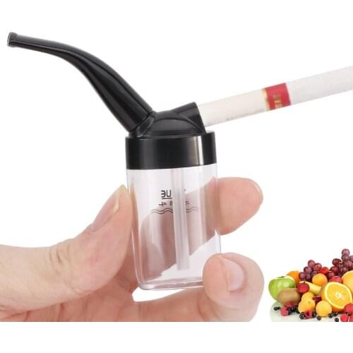 Portable Mini Hookah Smoking Pipe Water Filter Cigarette Smoking Pipe Hookah Filter Smoking Accessories Men Gift Outdoor Tools