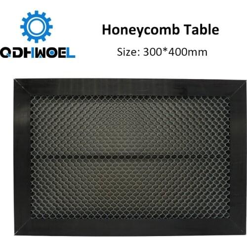 QDHWOEL Honeycomb Working Table 400*300 mm Customizable Size Board Platform Laser Parts for CO2 Laser Engraver Cutting Machine
