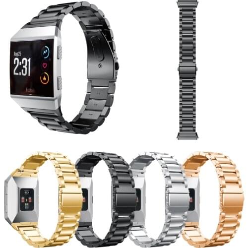 Watchbands for Fitbit Ionic Stainless Steel Strap, Stainless Steel Replacement Band Wrist Band for Fitbit Ionic Watch