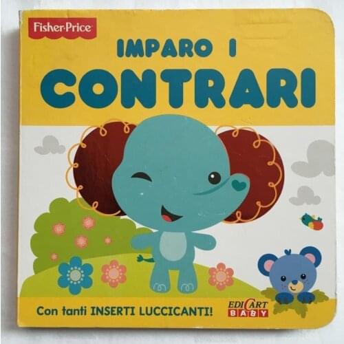 Parent Child Kids Toddler Baby Italian Book Early Education Enlightenment Cute Picture Word Knowledge Cardboard Libros Age 0-3