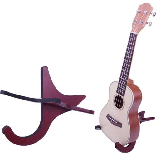 Foldable Wood Ukulele Violin DIY Stand Support Holder Musical Instrument Storage Display Accessory
