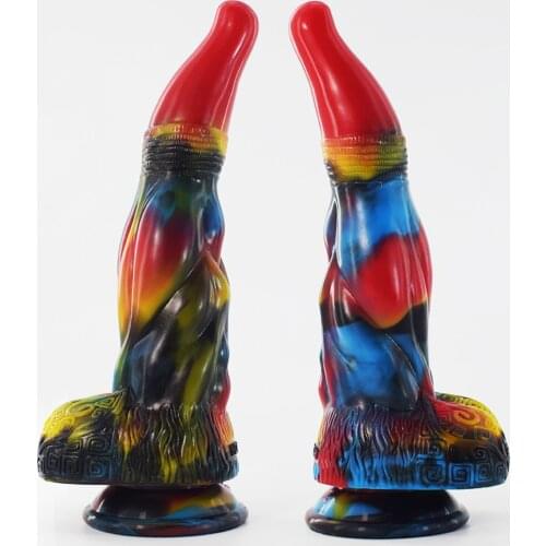 Super Cool feeler Horse Dildos Silicone Anal Erotic Dildos Realistic Penis Suction Cup Dick for Orgasm Adult Sex Toy for Woman