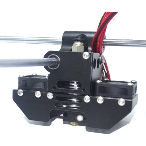 High Quality Ultimaker 2+ Hotend Extruder for 3D Printer Parts Accessories Black Siliver Color 1.75mm Bowden Aluminium alloy