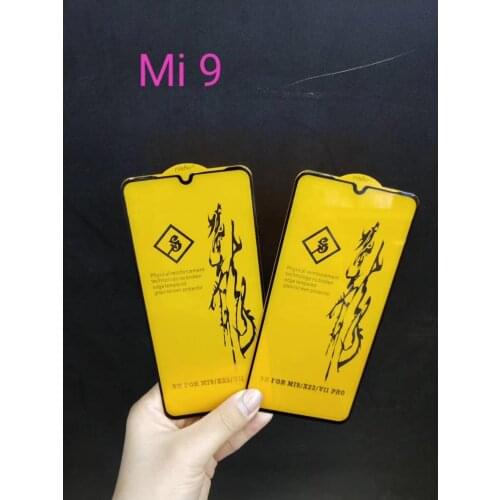 New Bonaier Black Glass for Xiaomi Mi9 Full Glue Tempered Glass Screen Protector for Mi 9 SE+ Back Film+Gift