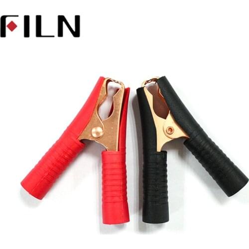 Car Alligator Clips Battery Clamps Crocodile Clip 100A 90mm Red Black