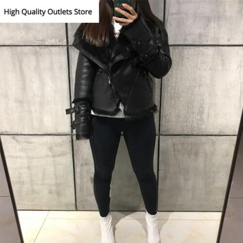Ladies Suees de Jacket Lamb leather Jacket Lamb Fur Jacket shearling Jacket
