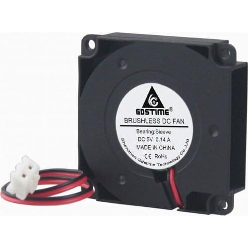 100 pieces Gdstime DC 5V 40mm x 10mm 4cm Blower Turbo Cooling Fan 40x40x10mm 4010s Exhaust Cooler Micro Radiator 3D Printer