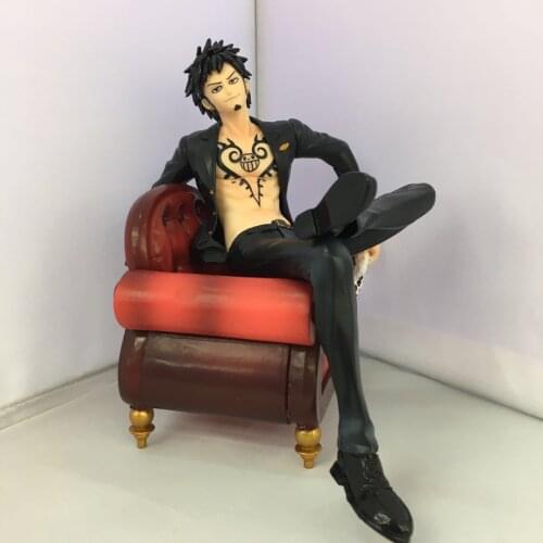 15cm Pop It Figure Action Figures Anime One Piece Trafalgar D Water Law Sofa PVC Collection Model Toy