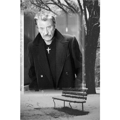 New 5D DIY Full Diamond Diamond Painting French Rock Singer Johnny Hallyday Cross Stitch Handmade Hobby Home Decoration Gift