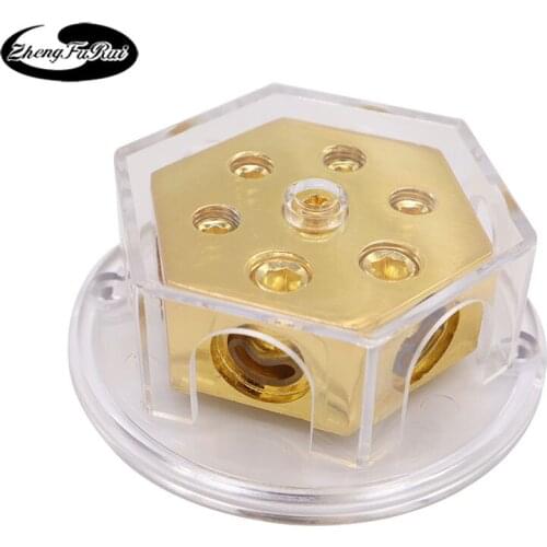 Car audio modification 2 points 4 junction box ground wire negative wire splitter wiring ground wire junction box