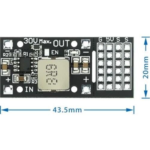 DC-DC MP2482 step-down module 7-28V to 5V 5A steering gear power drive power module Steering gear drive power module