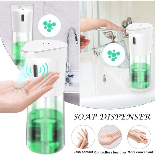 Soap Dispenser Touchless Foaming Liquid Soap Dispenser 500ml Automatic Soap Dispenser for Bathroom Kithcen and Hotel Bes