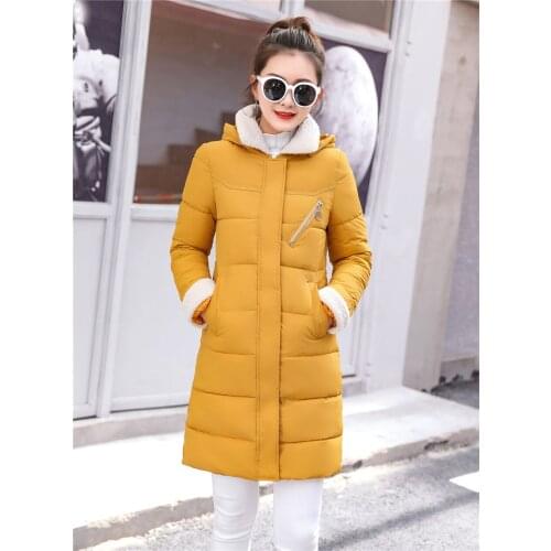Dugujunyi 2019 New Parkas Female Women Winter Coat Thickening Cotton Winter Jacket Womens Outwear Parkas for Women Winter Long H