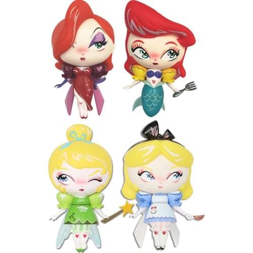 Disney Princess Figure Model Ariel Tinker Bell Alice Jessica Action Figure Model Toys Collection Toys Gifts for Kids