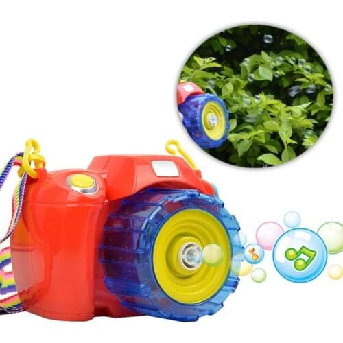 Blow Gun Toy Children Electric Bubble Soap Camera Water Blowing Maker Machine Kids Boy Girl Toys Beach Outdoor Cartoon 2021