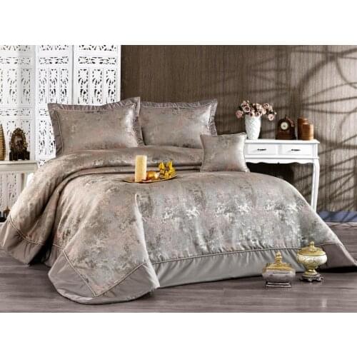 Nirvana Double Bed Cover Set Mink