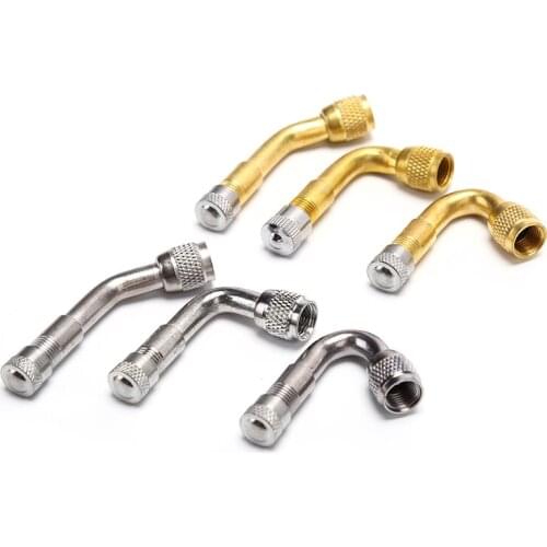 45/90/135 Degree Brass Air Tyre Valve Stem Extension Adapter for Bike Accessories