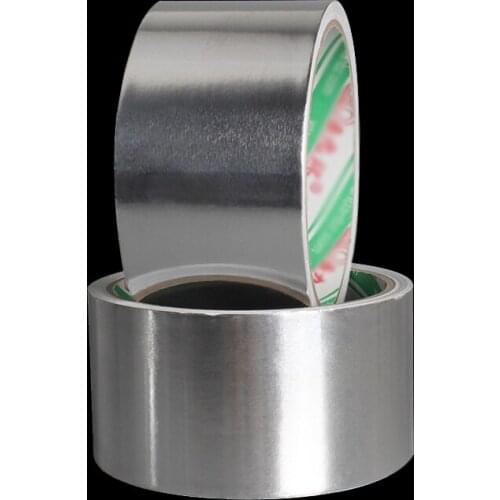 10Rolls x10m High Temperature Resistant Aluminum Foil Tape Pipe Insulation Heat Pipe Repair Tape Anti Leaking Sealing Adhesive