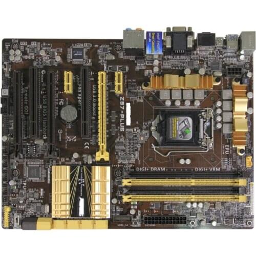 For ASUS Z87-PLUS original motherboard LGA 1150 DDR3 i3 i5 i7 32GB SATA3 USB3.0 Z87 Desktop Motherboard Free shipping