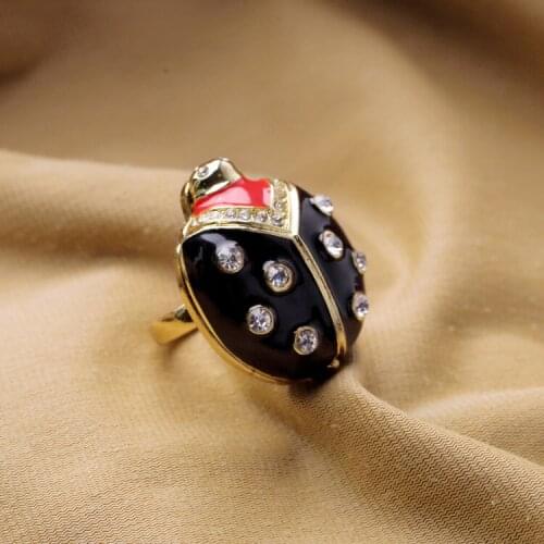 Cute Nightclub All-match Beatles Finger Rings Enamel Halloween New Women Bijoux