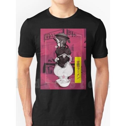 Oni Ramen Shop T Shirt Men Cotton Cotton S-6Xl Hentai Manga Doujin Doujinshi Lewd Oppai Waifu Sexy Boobs Venombeasticorn