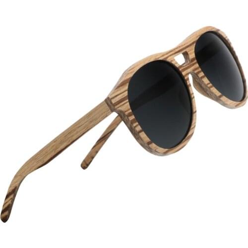 Mens Zebra Classic Wood Sunglasses Womens Polarized Wood Sun Glasses sport eyewear in wood Box gafas de sol mujer