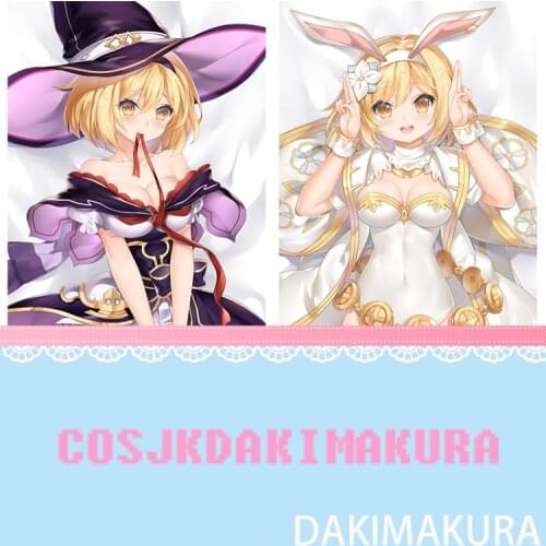 Granblue Fantasy Djeeta Game Anime Dakimakura Body Hugging Pillow Cover Cushion Otaku Pillow Case Kawaii Cosplay Decor Gifts