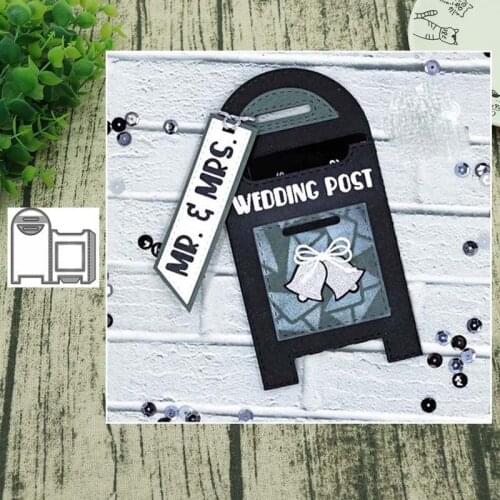 Small mailbox Metal Cutting Dies for Scrapbooking Steel Craft Die Cut Embossing Paper Card Album Stencil