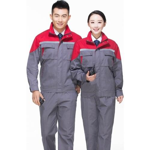New Spring Welding Work Clothing Men Women Protective Durable Auto Factory Repair Workshop Tooling Uniforms Plus Size Coverall