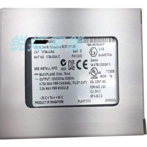 Brand New Original 1734-OA4 PLC 75mA 4 Non-Isolated Current Source Digital AC Output Modules