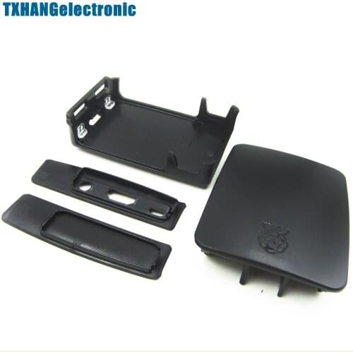 Official Raspberry Pi 3 Case Enclosure Box Cover Black For Raspberry Pi 3 Model B Plastic Protective Case diy electronics